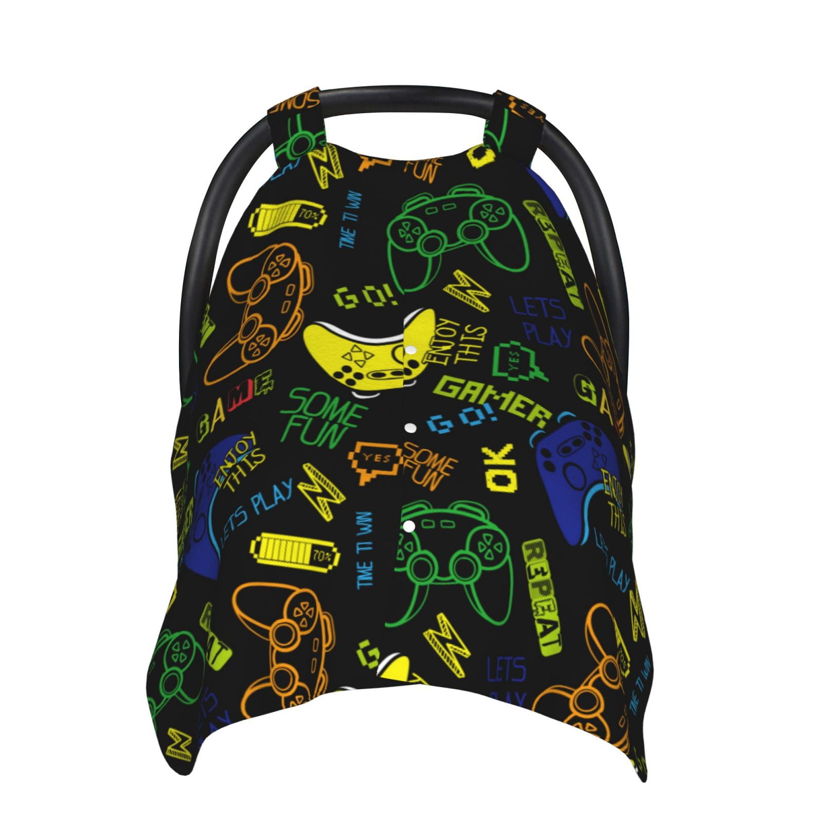 Naloa Game Play Baby Car Seat Cover, Breathable Baby Carrier Cover, Multiuse Baby Carrier Cover & Nursing Breastfeeding Cover