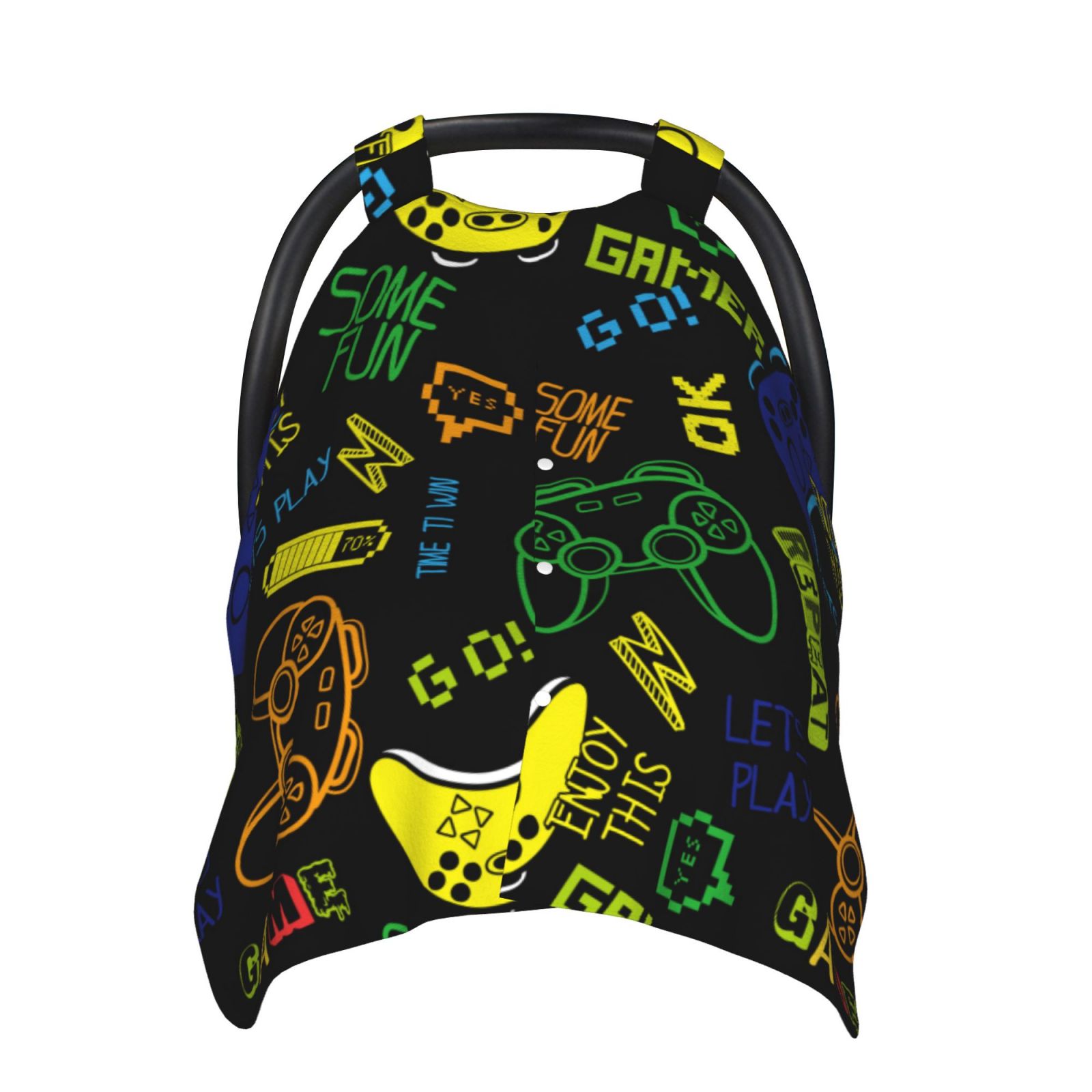 Naloa Game Play Baby Car Seat Cover, Breathable Baby Carrier Cover, Multiuse Baby Carrier Cover & Nursing Breastfeeding Cover