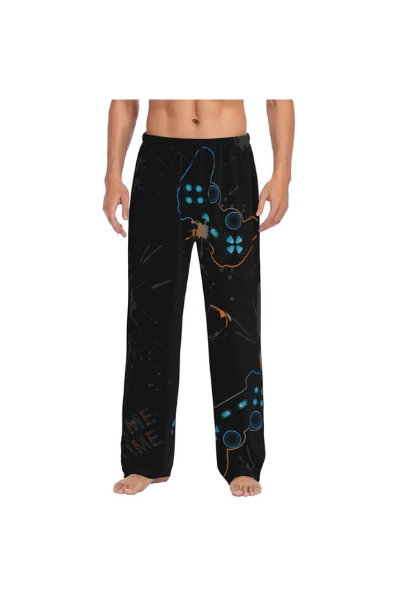 Game Time Pajama Pants Men, PJ Bottoms, Sleep & Lounge Pants-X-Large