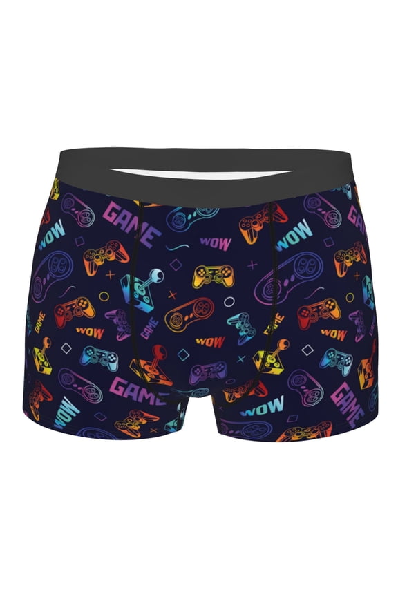 Games Print Mens Underwear - Boxers for Men, Classic Briefs for Men