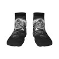 thumbnail image 1 of Naloa Geometric Bull Design Ankle Socks for Women Non Slip Socks No Show Socks Classic Low Cut Casual Socks Casual Socks, 1 of 7