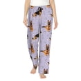 thumbnail image 1 of Naloa German Shepherd Dog Print Women’s Ultra-Soft Comfy Pajama Lounge Pants with Pockets & Drawstring, 1 of 1