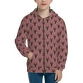 thumbnail image 1 of Naloa German Shepherd Dog Teenage Zipper Hoodie, Long Sleeve Zip Up Hoodies Casual Jackets Tops for 7-12 Years-Medium, 1 of 6