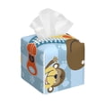 thumbnail image 1 of Naloa Giraffe Come Out From Zipper Tissue Box CoverLeather Tissue Holder Square Facial Tissue Case Facial Paper Organizer Dispenser for Bathroom, Vanity Countertop, Tabletop, Car, 1 of 8