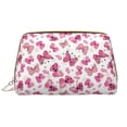 thumbnail image 1 of Naloa Girl Butterfly Leather Makeup Bag for Purse Travel, Portable Small Cosmetic Organizer for Women and Girls, Make up Bag with Zipper, 1 of 8
