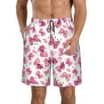 thumbnail image 1 of Naloa Girl Butterfly Men's Beach Shorts, Surfing shorts, Swim trunks, Quick Dry Swim Trunks for Surfing Beach Fun - X-Large, 1 of 9