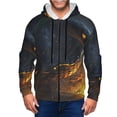 thumbnail image 1 of Naloa Glowing Snake Dark Forest Men’s Hoodies, Zip up Hoodie, Sweatshirts,Hoodies for Men Sizes S-3XL-3X-Large, 1 of 5