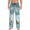 thumbnail image 1 of Naloa Gnome And Red Fox Fishing Pajama Pants Men, PJ Bottoms, Sleep & Lounge Pants-XX-Large, 1 of 6