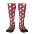 thumbnail image 1 of Naloa Gnome And Snowflakes Knee Socks, High Socks Long Stretchy Sock Women Knee High Stocking, Long Socks for Women, 1 of 6