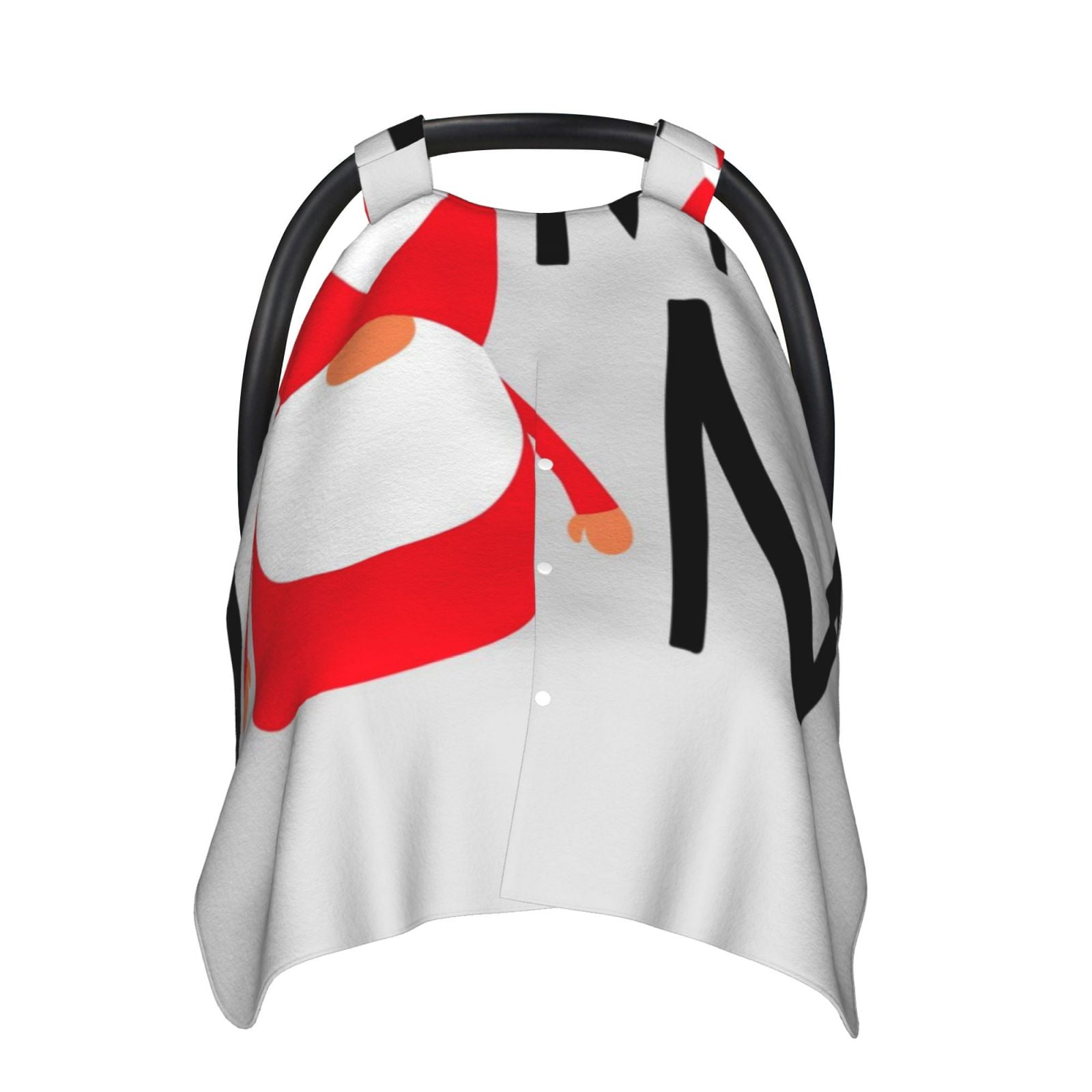 Naloa Gnome Home With A Cute Gnome Baby Car Seat Cover, Breathable Baby Carrier Cover, Multiuse Baby Carrier Cover & Nursing Breastfeeding Cover