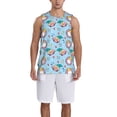 thumbnail image 1 of Naloa Gnome Pool Party Basketball Jersey Reversible Men's Mesh Athletic Sports Shirts Training Practice S-4XLSmall, 1 of 6