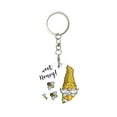 thumbnail image 1 of Naloa Gnome Sweet Honey Print Round Keychain Keychain Key Ring, Key Tag, Key Chain Bulk for Gift Accessories (Round), 1 of 7