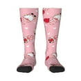 thumbnail image 1 of Naloa Gnome With Heart Thigh High Socks Extra Long Stretchy Sock Women Over Knee High Opaque Stocking Daily Wear, 1 of 6
