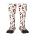 thumbnail image 1 of Naloa Gnomes Merry Christmas Knee Socks, High Socks Long Stretchy Sock Women Knee High Stocking, Long Socks for Women, 1 of 6