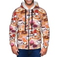 thumbnail image 1 of Naloa Gnomes With Coffee Men’s Hoodies, Zip up Hoodie, Sweatshirts,Hoodies for Men Sizes S-3XL-X-Large, 1 of 5