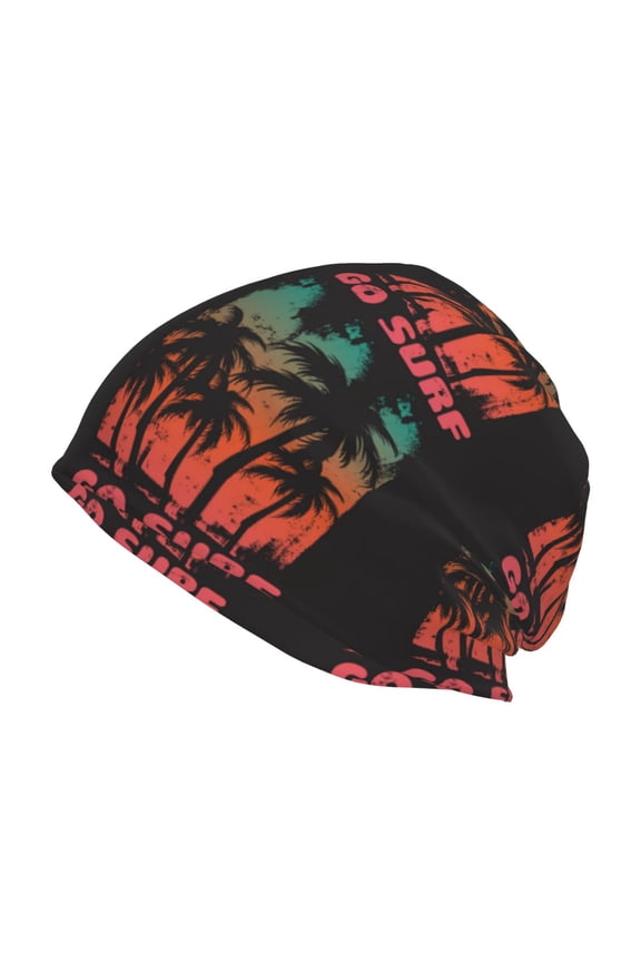 Go Surfer Beanie for Men Women Knitted Unisex Winter Hat Beanies Cap Knit Cuffed Beanies Hats