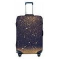 thumbnail image 1 of Naloa Gold Black Glitter Elastic Suitcase Protector, Travel Suitcase Protector Cover Fits 18-32in Suitcase - X-Large, 1 of 9