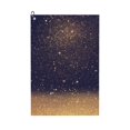 thumbnail image 1 of Naloa Gold Black Glitter Golf Towel Golf Gift for Men and Women Golf Towel with Carabiner Clip to Quickly Remove Mud, Dirt and Sweat, 1 of 8