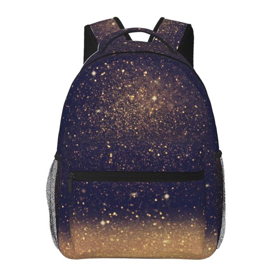 Naloa Gold Black Glitter Print Solid Color Tie Formal Necktie for Men，Suitable for business, daily life, work