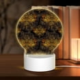 thumbnail image 1 of Naloa Gold Dragonfly Mandala Acrylic LED Night Light Custom LED Lights Personalized Nightlight Customized Gifts for Family Couples Friends, 1 of 9