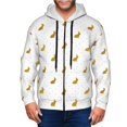 thumbnail image 1 of Naloa Gold Rabbit Men’s Hoodies, Zip up Hoodie, Sweatshirts,Hoodies for Men Sizes S-3XL-Medium, 1 of 5