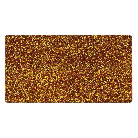 Naloa Golden Glitter Gaming Mouse Pad Large Mouse Mat Long Extended Desk Pad Non-Slip Rubber Mice Pads Stitched Edges Thin Pad (16x29.5 Inch)