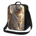 thumbnail image 1 of Naloa Golden White Tiger Lunch box Lunch bag for men women Large capacity Lunchbox Insulated Lunch bag Lunch box cooler, 1 of 7