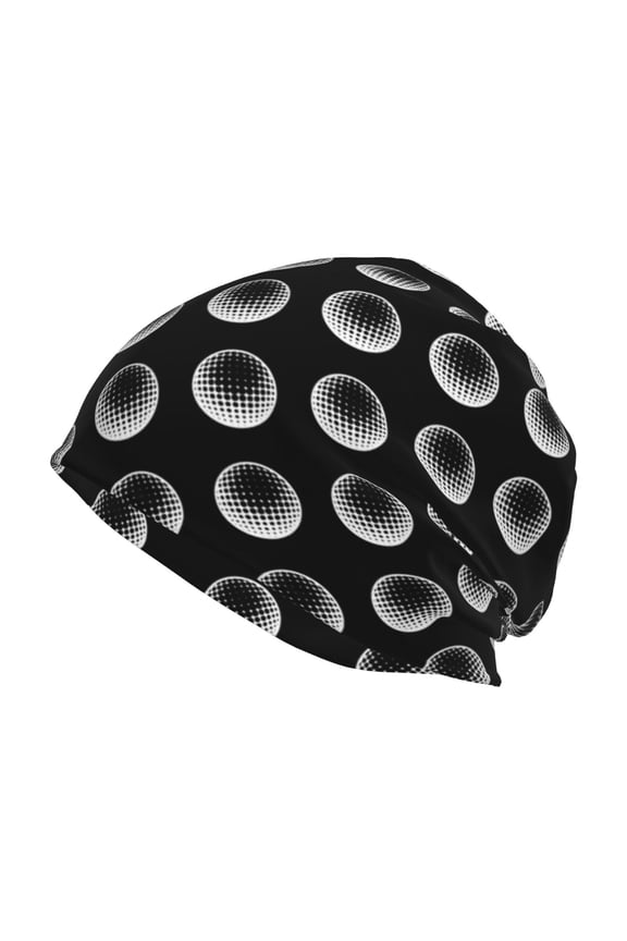 Golf Balls Beanie for Men Women Knitted Unisex Winter Hat Beanies Cap Knit Cuffed Beanies Hats