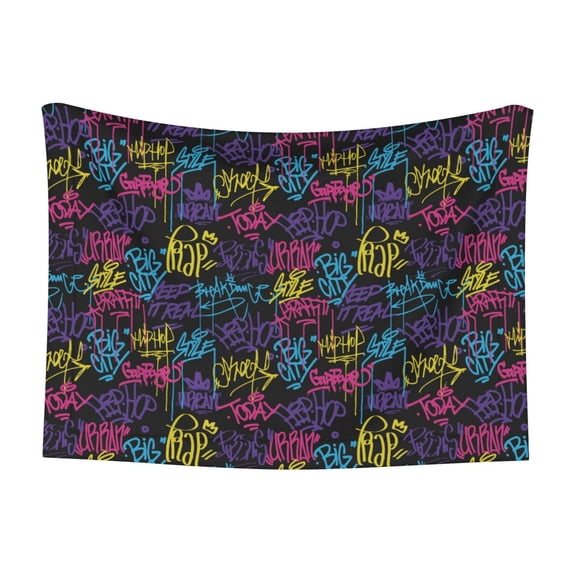 Naloa Graffiti Art Dog Blanket, 3 Sizes Cat Blanket for Indoor Cats Large Medium Small Dog Gifts-Small