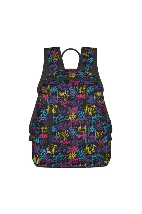Graffiti Art Print Lightweight DayBackpack Suitable for school, work, shopping, travel, etc.