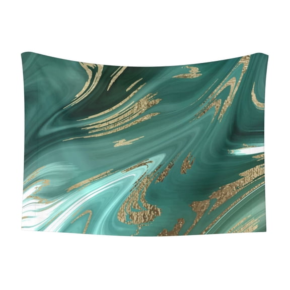 Naloa Green And Gold Marble Dog Blanket, 3 Sizes Cat Blanket for Indoor Cats Large Medium Small Dog Gifts-Large