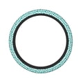 thumbnail image 1 of Naloa Green Baseball Elastic Steering Wheel Cover, Auto Steering Wheel Cover – 15 Inch , Comfortable Grip, Fit Suvs,Vans Cars,Trucks, 1 of 8