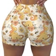thumbnail image 1 of Naloa Groovy Floral Biker Shorts for Women Seamless Scrunch Short Women’s Yoga Shorts for Gym Running Sport Shorts - XX-Large, 1 of 9