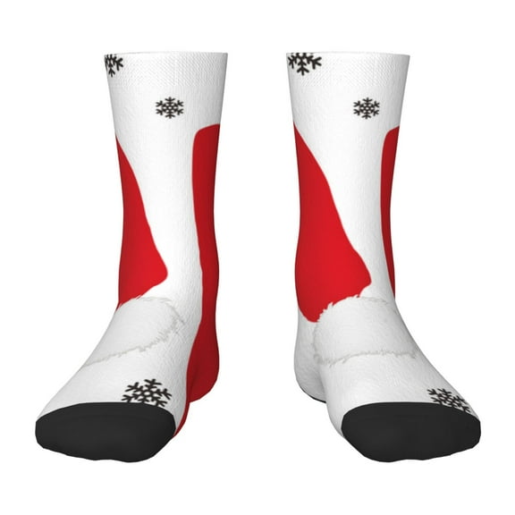 Naloa HOHOHO Christmas Kids Socks Unisex Kids and Toddlers' Crew Socks, ,1 Pairs