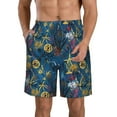 thumbnail image 1 of Naloa Halloween Elements Men's Beach Shorts, Surfing shorts, Swim trunks, Quick Dry Swim Trunks for Surfing Beach Fun - Medium, 1 of 9