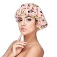 thumbnail image 1 of Naloa Halloween Gnomes Adjustable Hair Bonnet for Sleeping, Hair Wrap Sleep Cap Turban for Women Men, Curly Straight Hair Long Large Braid Unisex, 1 of 6