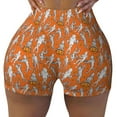 thumbnail image 1 of Naloa Halloween Mummy Biker Shorts for Women Seamless Scrunch Short Women’s Yoga Shorts for Gym Running Sport Shorts - X-Large, 1 of 9