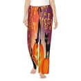 thumbnail image 1 of Naloa Halloween Print Women’s Ultra-Soft Comfy Pajama Lounge Pants with Pockets & Drawstring, 1 of 8