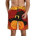 thumbnail image 1 of Naloa Halloween Pumpkin Men's Beach Shorts, Surfing shorts, Swim trunks, Quick Dry Swim Trunks for Surfing Beach Fun - 3X-Large, 1 of 9