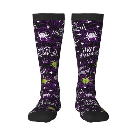 Naloa Halloween Thigh High Socks Extra Long Stretchy Sock Women Over Knee High Opaque Stocking Daily Wear