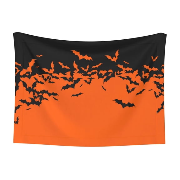 Naloa Halloween With Black Bats Dog Blanket, 3 Sizes Cat Blanket for Indoor Cats Large Medium Small Dog Gifts-Large