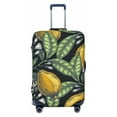 thumbnail image 1 of Naloa Hand Drawn Citrus Fruits Elegant Lemons Elastic Suitcase Protector, Travel Suitcase Protector Cover Fits 18-32in Suitcase - X-Large, 1 of 9