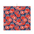 thumbnail image 1 of Naloa Hand Drawn Tomatoes Dish Drying Mat for Kitchen Counter, Heat Resistant Drainer Mats, Absorbent Draining Mat,Dish Rack Pad,16"x18", 1 of 8