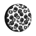 thumbnail image 1 of Naloa Hand Drawn Tomatoes PVC Leather Spare Tire Wheel Cover for Car Truck SUV Camper Trailer Universal Fit many size17 inch, 1 of 6
