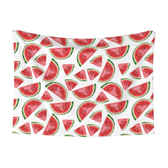 Naloa Hand Drawn Watermelon Dog Blanket, 3 Sizes Cat Blanket for Indoor Cats Large Medium Small Dog Gifts-Medium