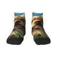 thumbnail image 1 of Naloa Happy Dog In Flower Field Ankle Socks for Women Non Slip Socks No Show Socks Classic Low Cut Casual Socks Casual Socks, 1 of 7