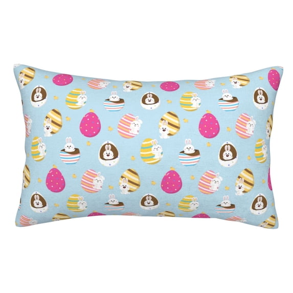 Naloa Happy Easter Pillow Covers, Throw Pillow Case Cushion Covers,Cushion for Bedroom,Couch,Home-20"x30"