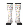 thumbnail image 1 of Naloa Happy Easter Thigh High Socks Extra Long Stretchy Sock Women Over Knee High Opaque Stocking Daily Wear, 1 of 6