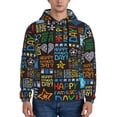 thumbnail image 1 of Naloa Happy Father Day Men's Casual Hooded Collar Drawstring Hoodies Pullover Sweatshirts Casual Long Sleeve Shirts-3X-Large, 1 of 7