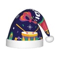 thumbnail image 1 of Naloa Happy Mardi Gras Santa Hat for Kids Baby Christmas Hats,Girls Boys Toddler Plush Xmas Holiday Hat,Luxury Santa Claus Hat, 1 of 6